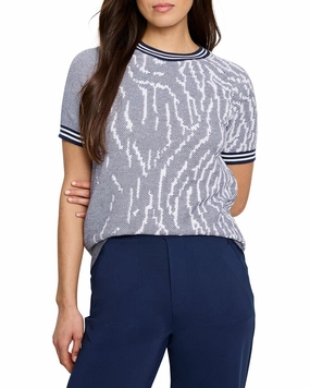 winter warmth Effortless knitwear NIC ZOE Demi Jacquard Sweater T-Shirt