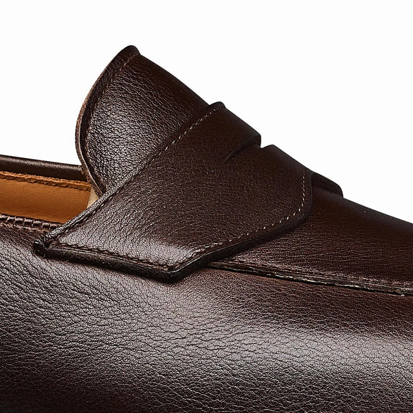 Nice Dark Brown Milled Calf Minimal Layers