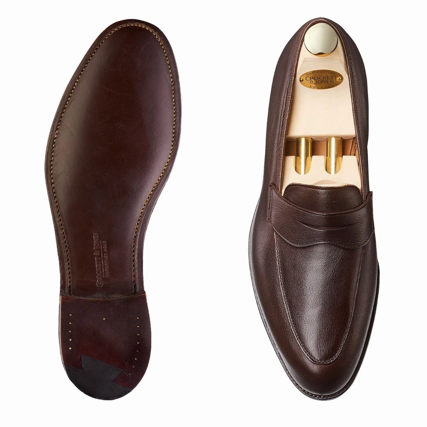 Step Guard Nice Dark Brown Milled Calf