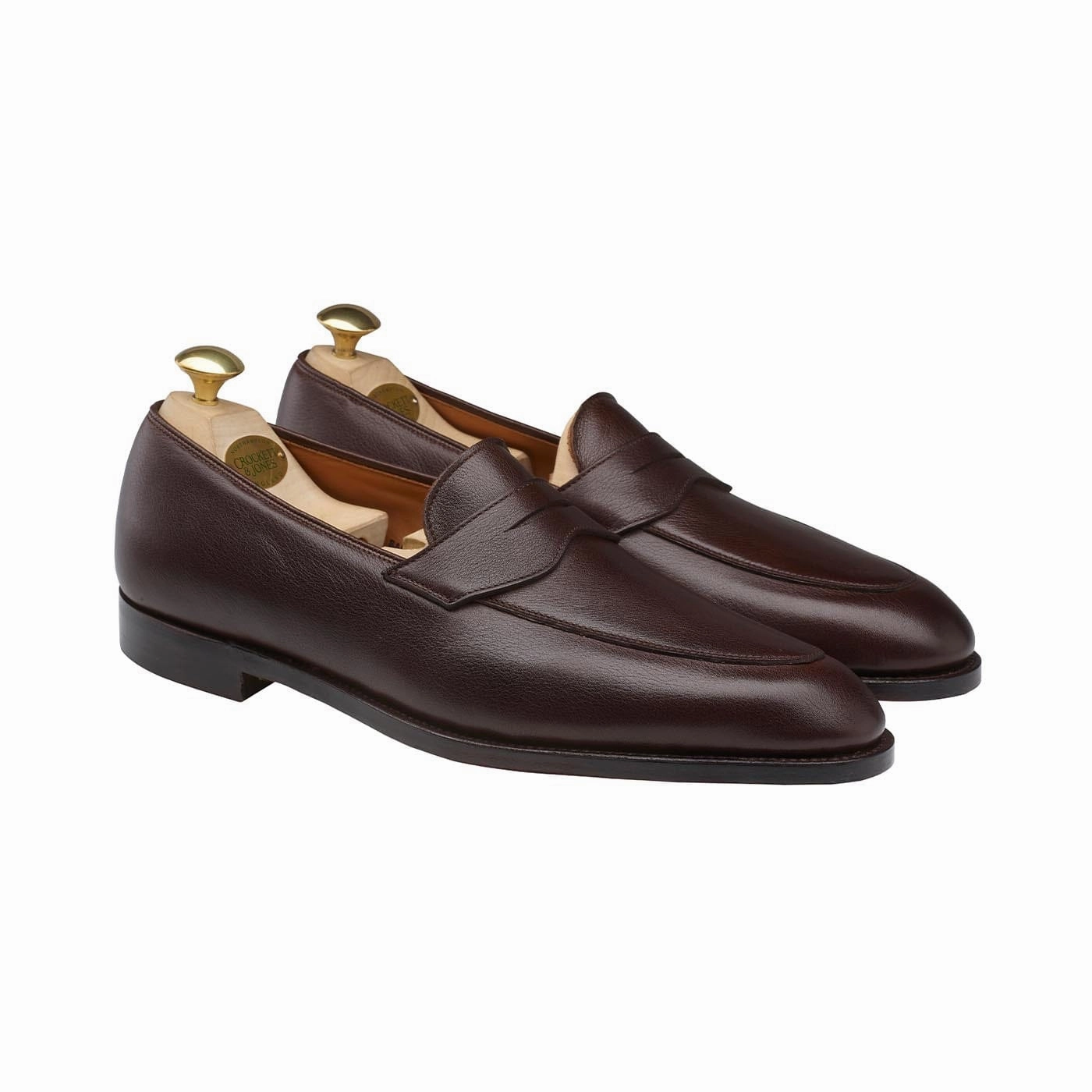 Unstructured Style Neat Step Nice Dark Brown Milled Calf