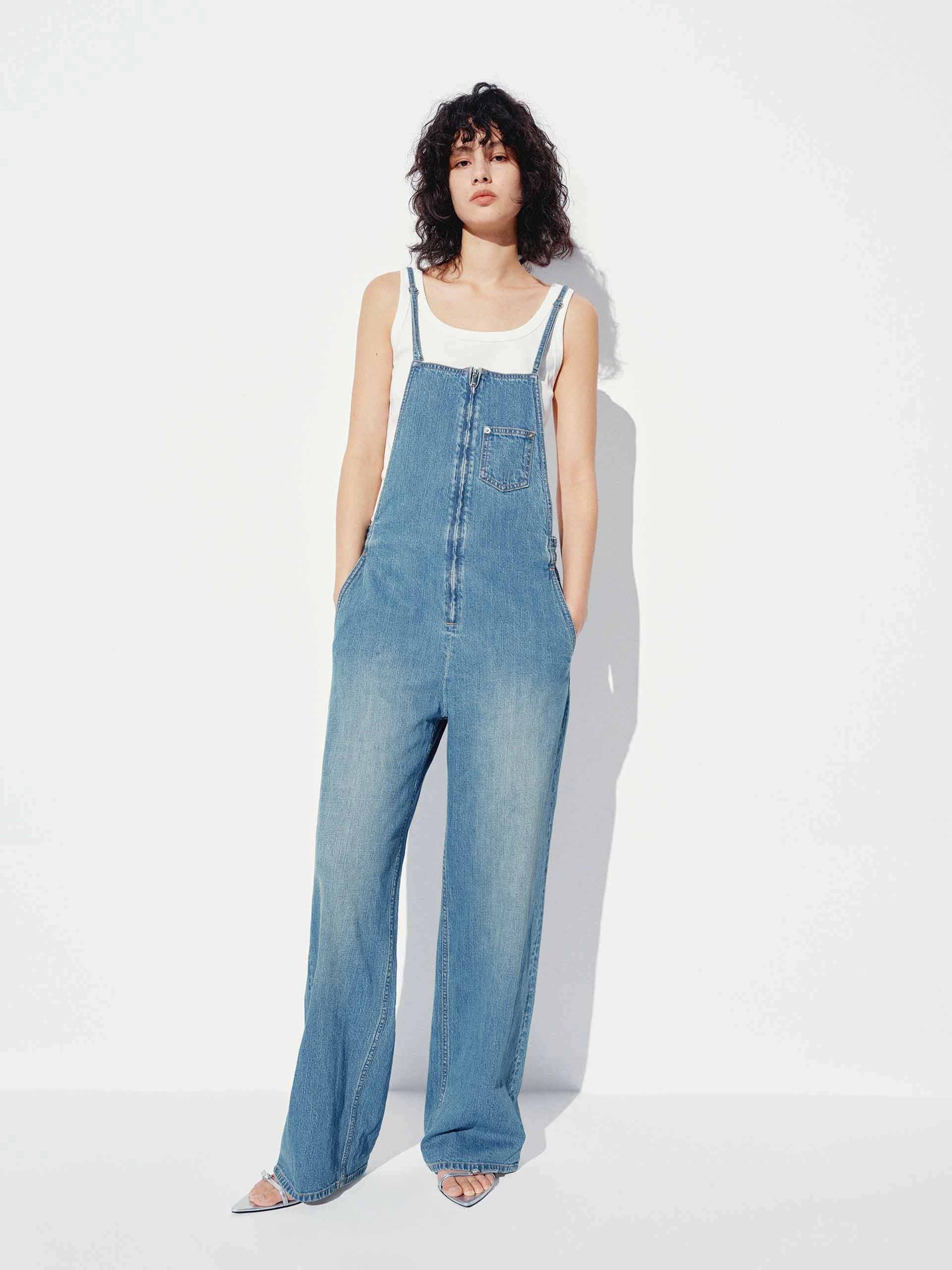 Cotton Tank Straight Jumpsuit Trendy Cut SecureClosureSystem