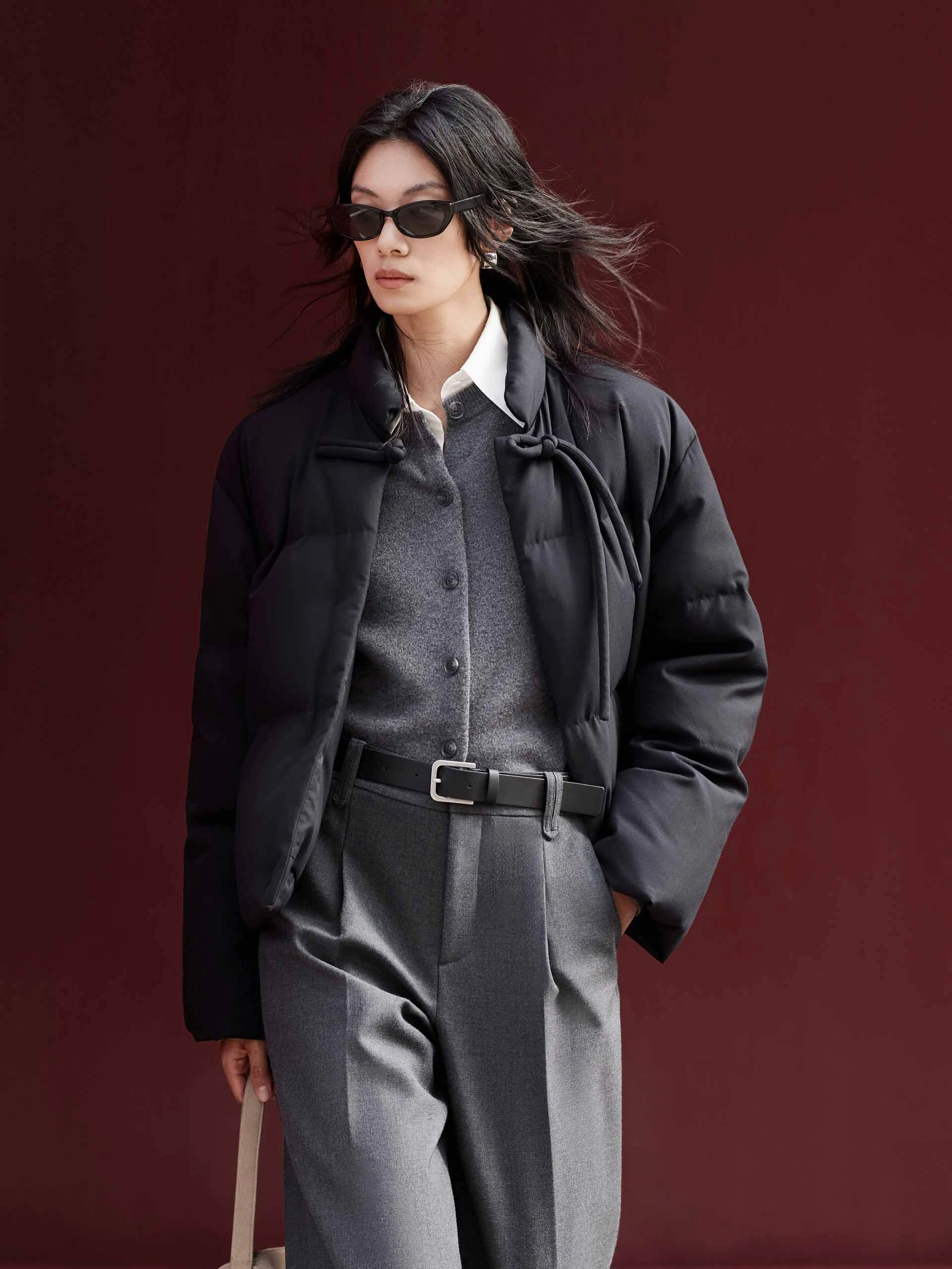AirflowVents All Day Wear Cheongsam Buckle Down Jacket