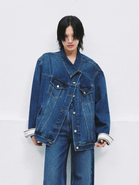 Denim Cotton Jacket BrushedInnerLining