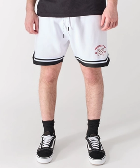 Classic Crewneck Design Lil Wayne Property Of Basketball Shorts - White