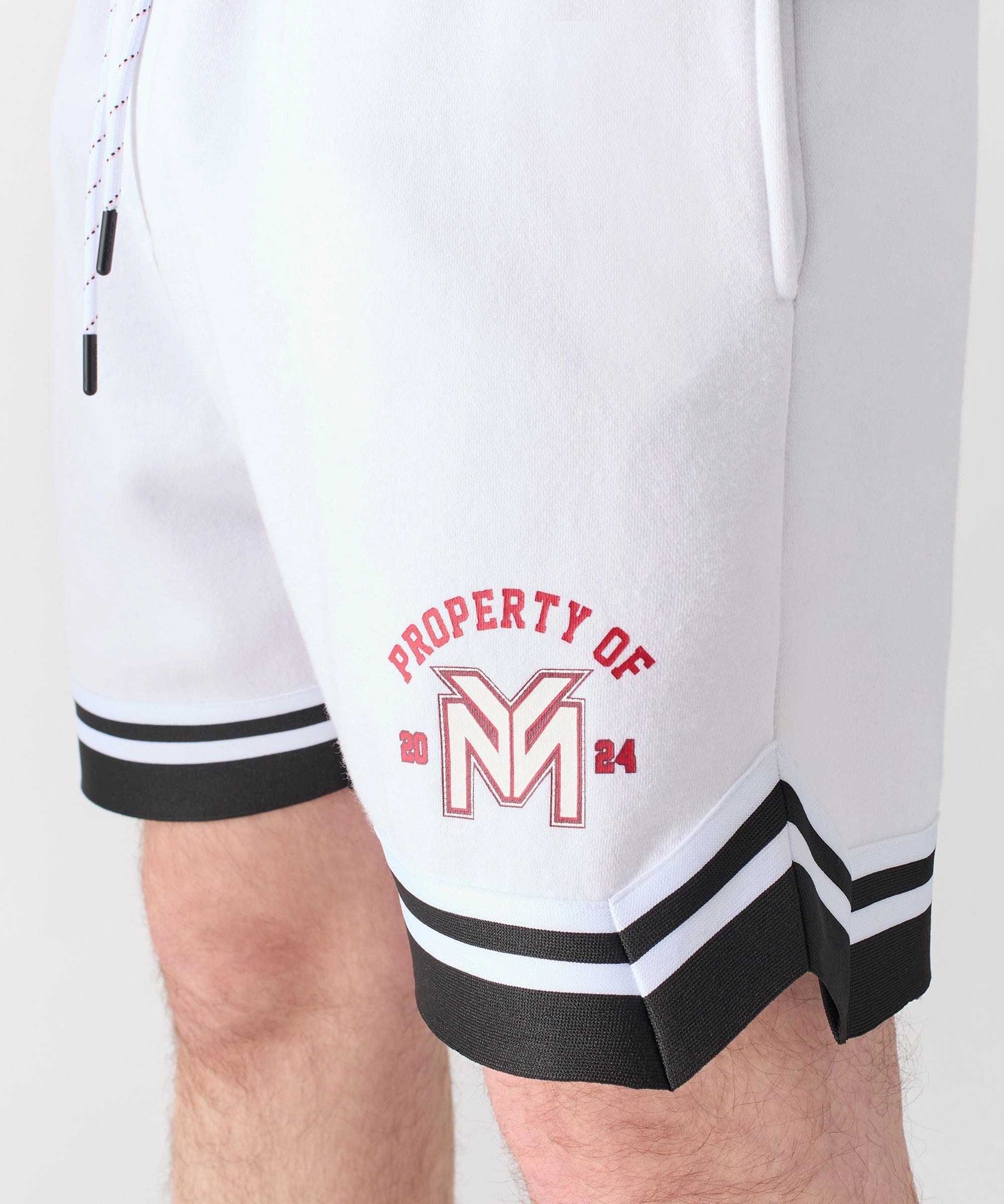 Lil Wayne Property Of Basketball Shorts - White Petal Sleeve Architecture Antistatic