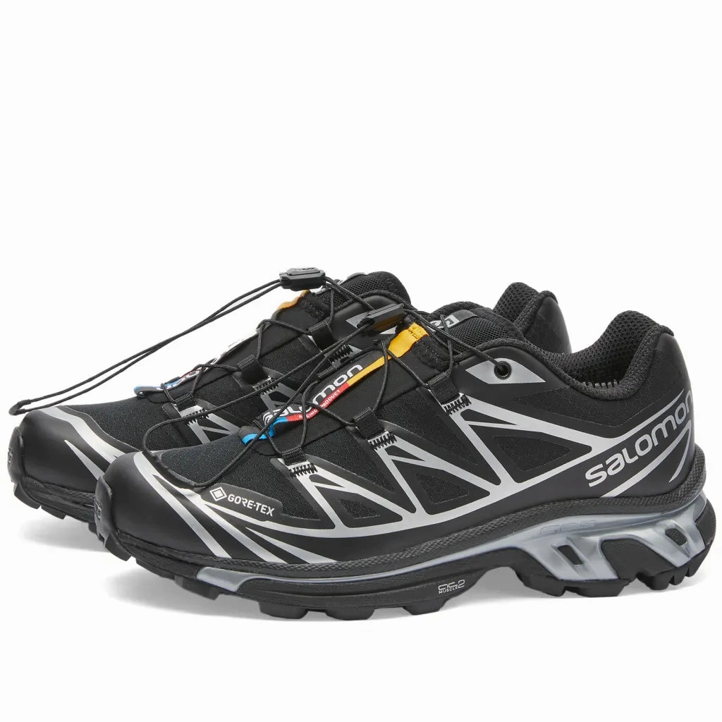 Black Black Ftw Silver XT 6 GTX Sneakers Compression Resistant EVA Balanced Frame