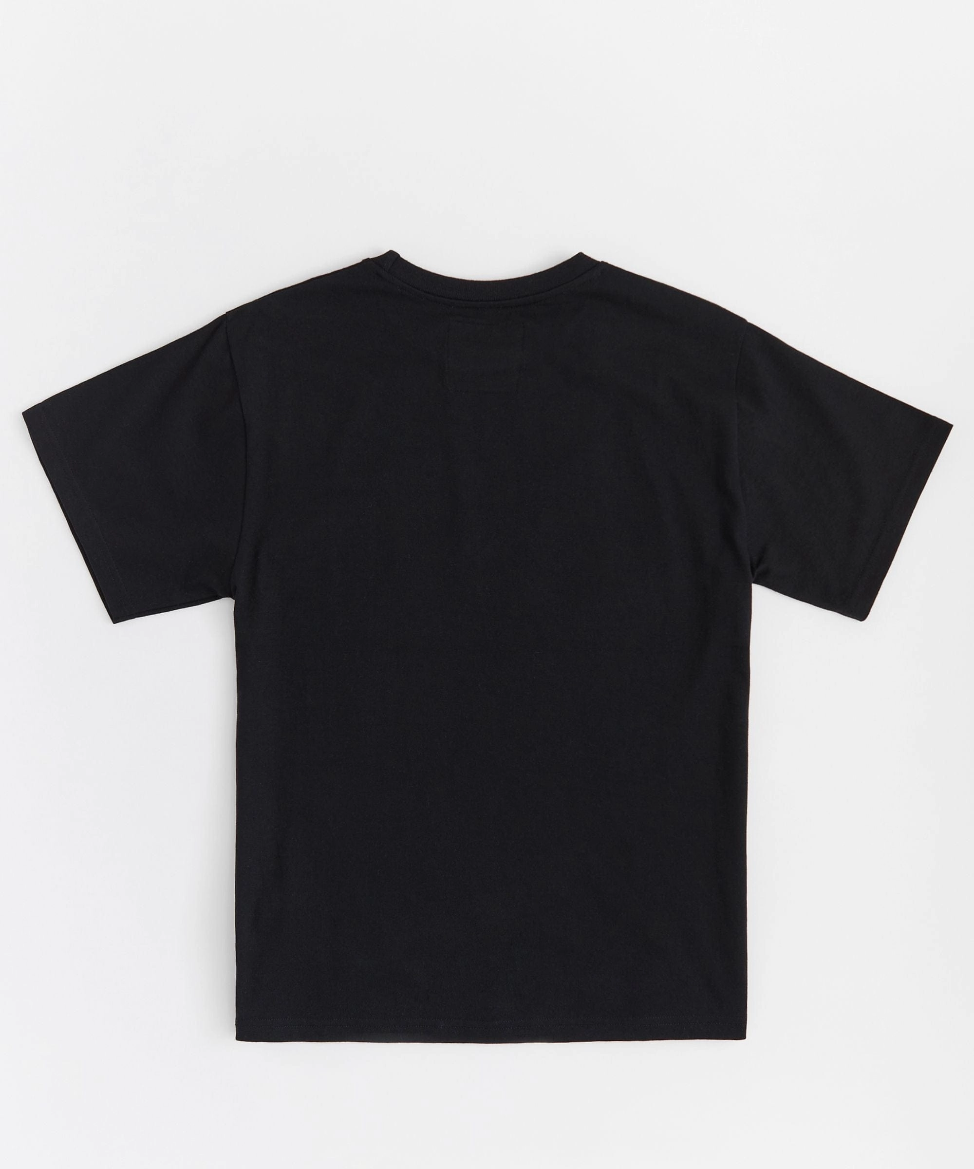 Anti Pilling Treatment Tagless Comfort Scarface Rhinestone Short Sleeve Tee - Black