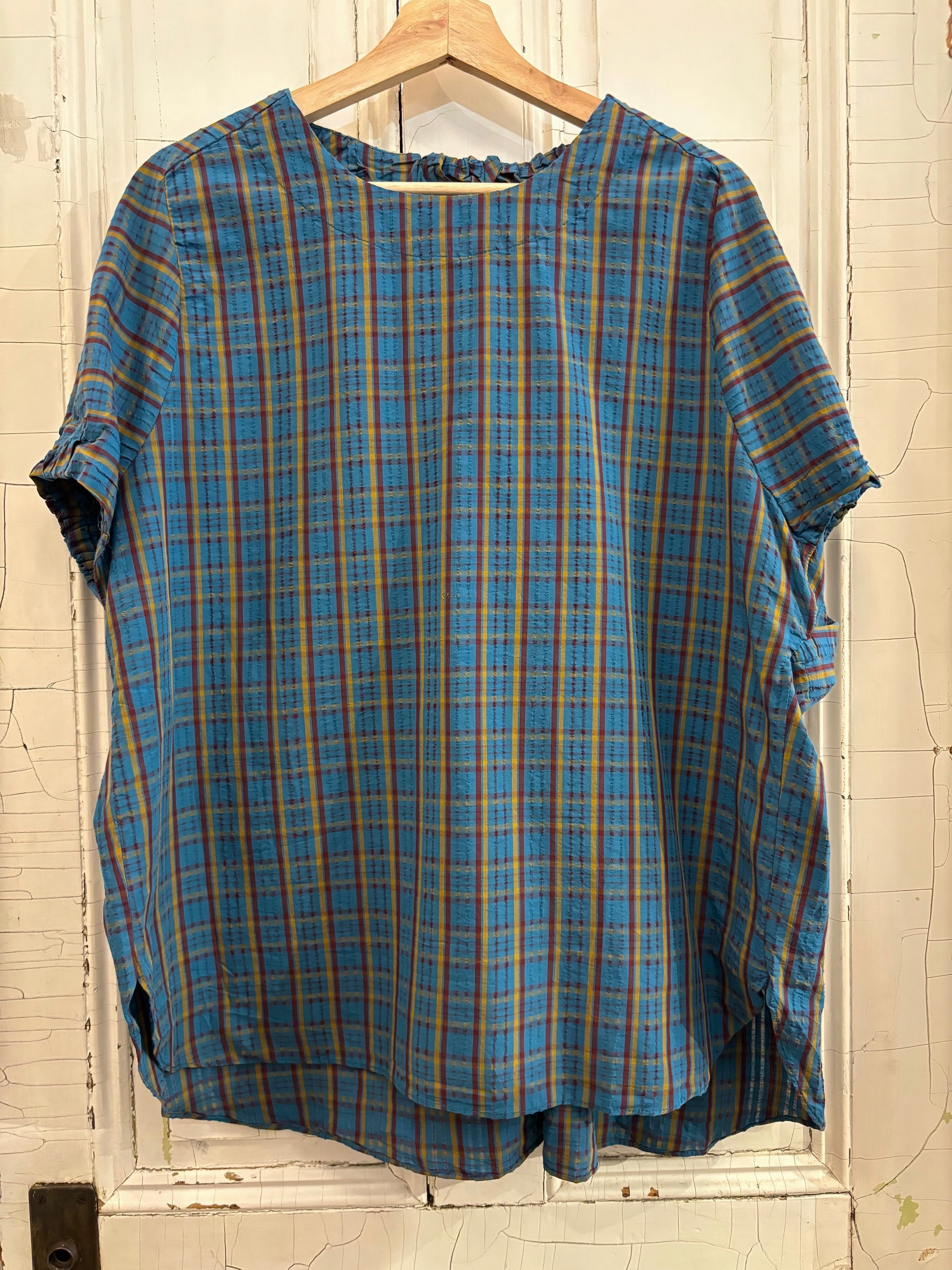 Lacy Plaid Top EasyClean