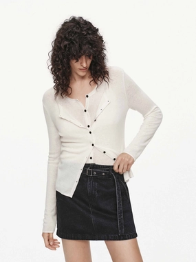 Two-piece Set Wool Cardigan Durable Fiber Blend