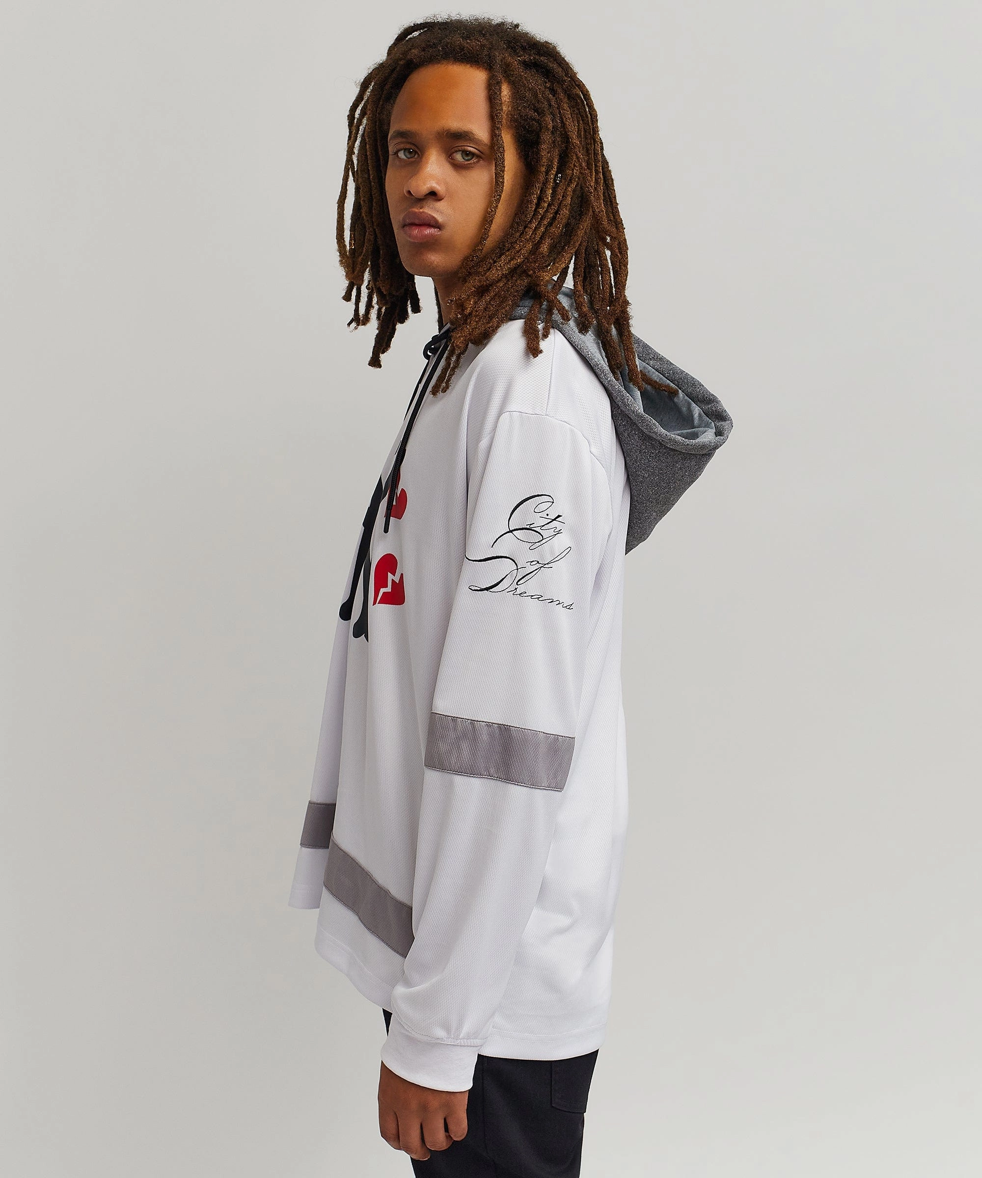 NY Crossbone Hockey Jersey Seamless Knit Design