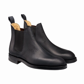 Nature Ready Dressy look Chelsea 5 Black Rough-Out Suede