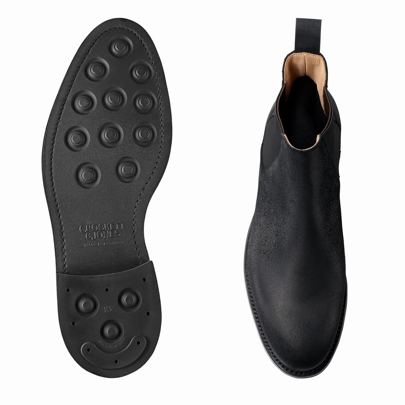 Good Grip Chelsea 5 Black Rough-Out Suede