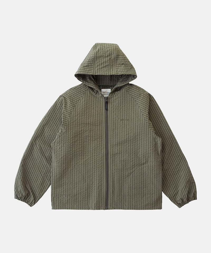Northside Plaid Hooded Jacket Adjustable Belt NonRestrictive Movement Design