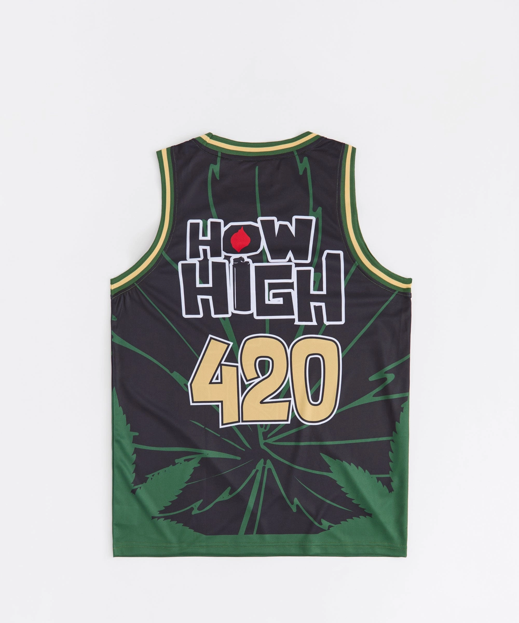 Everyday Look Comfortable Look How High Basketball Jersey - Black