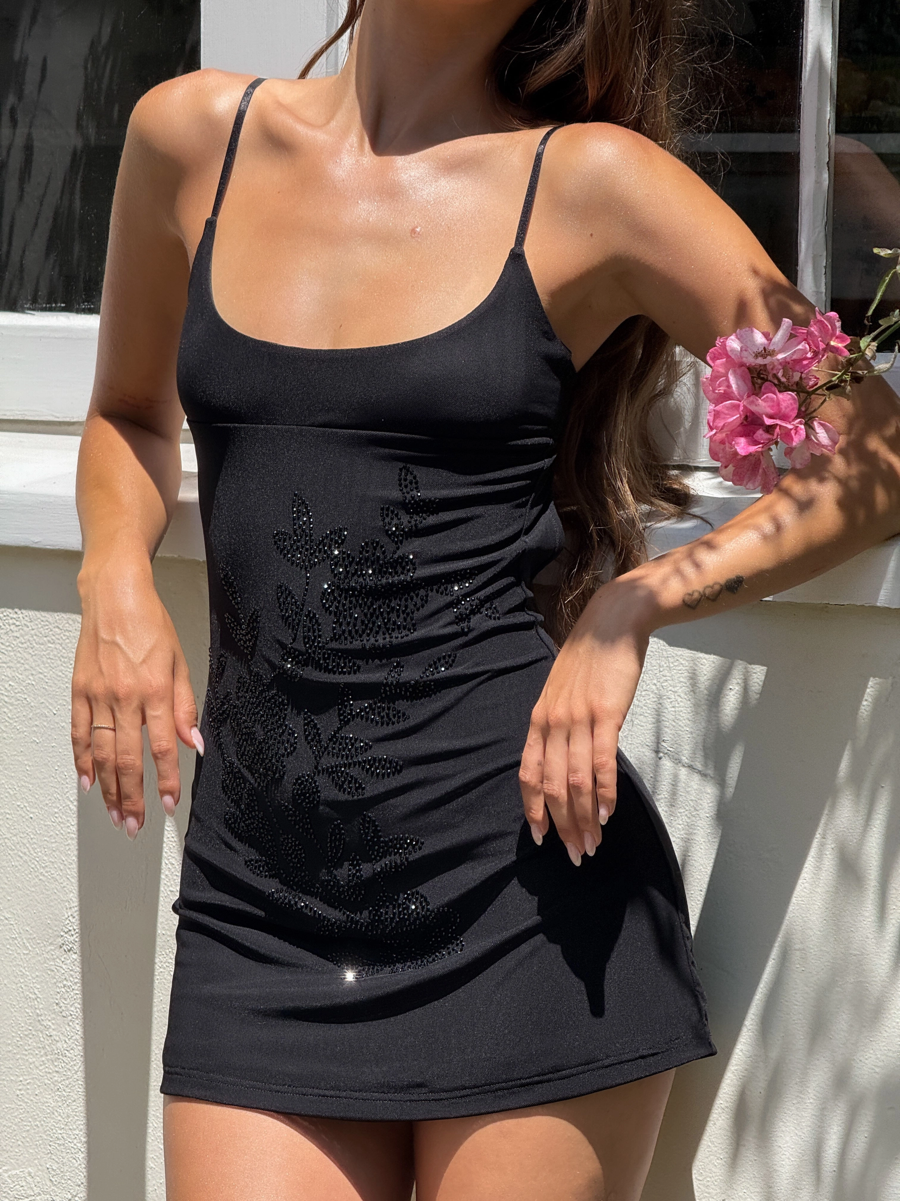 Urban Style OCTAVIA MINI DRESS - BLACK
