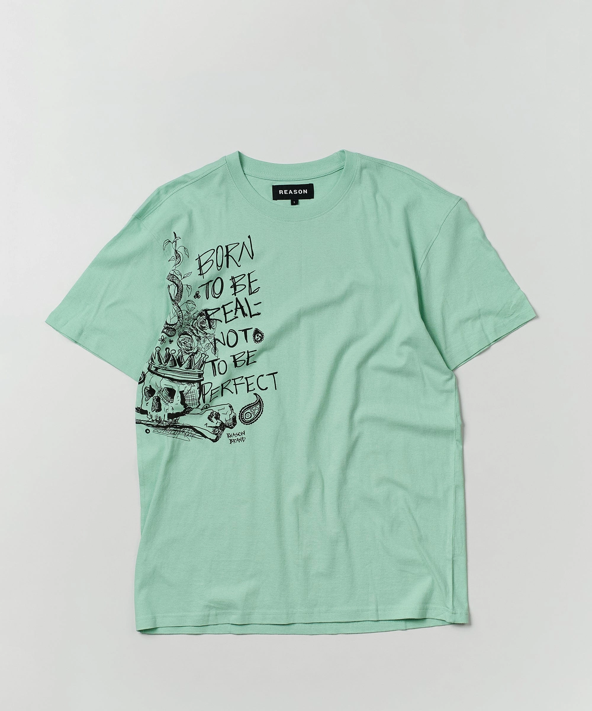 Luca Graphic Print Embroidery Short Sleeve Tee - Olive Green Quick Access Pockets Moisture wicking