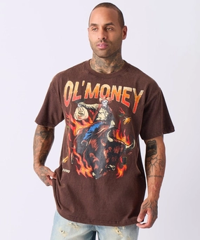 Ol' Money Short Sleeve Tee - Brown NaturalFiberBlend