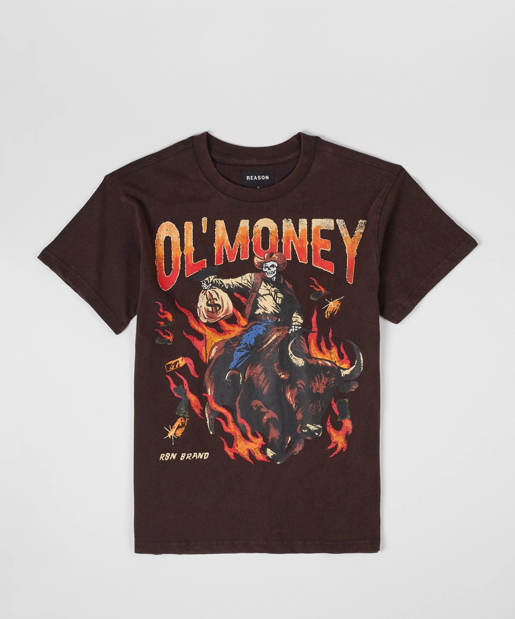 RecycledBlend Ol' Money Short Sleeve Tee - Brown