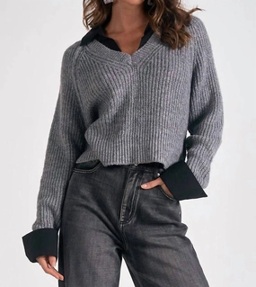 Olivia Sweater In Grey Timeless Appeal