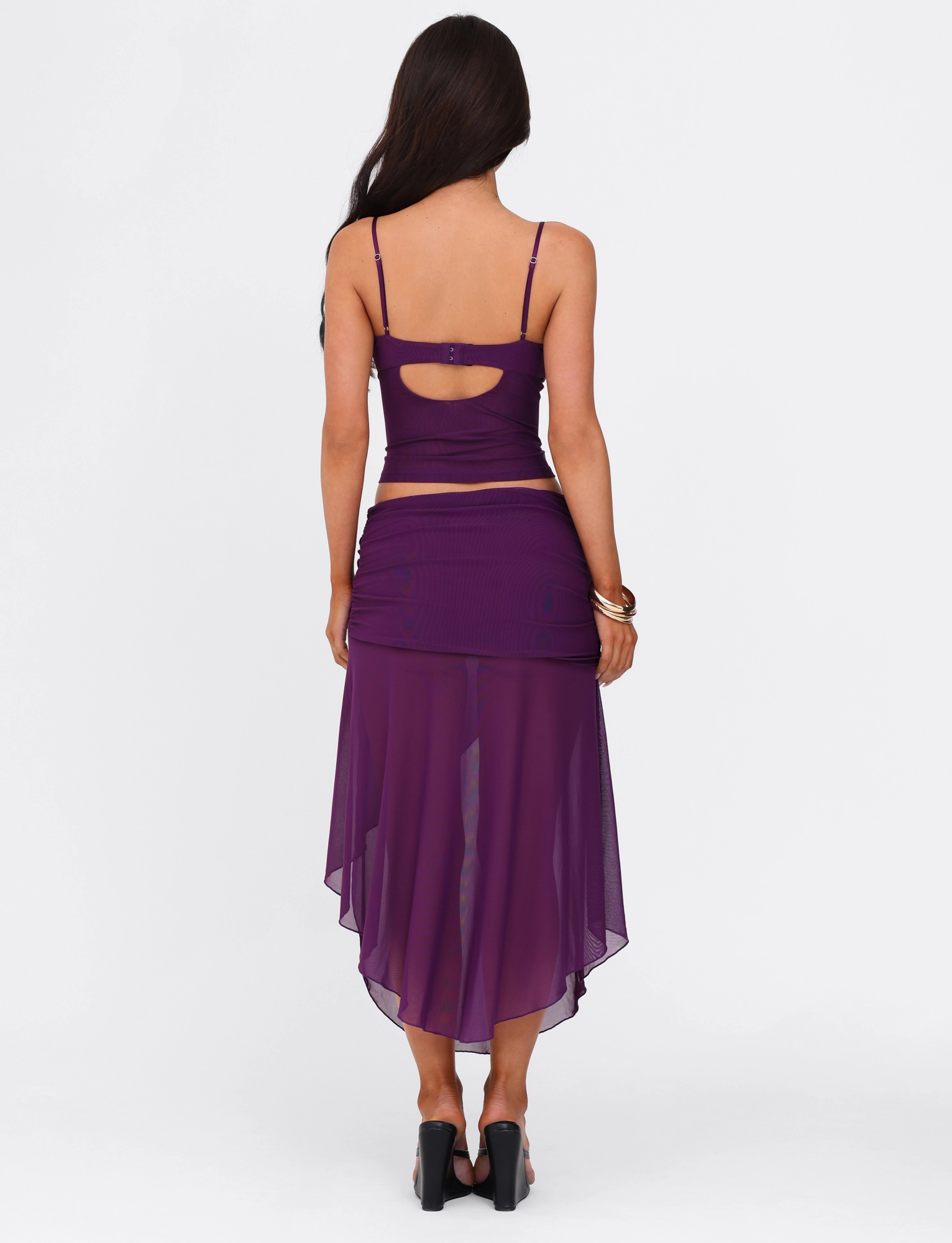 MARIANA SKIRT - PURPLE Eco Friendly Dye