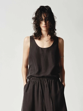 QuickRelease Fastener Open Back Silk Tank
