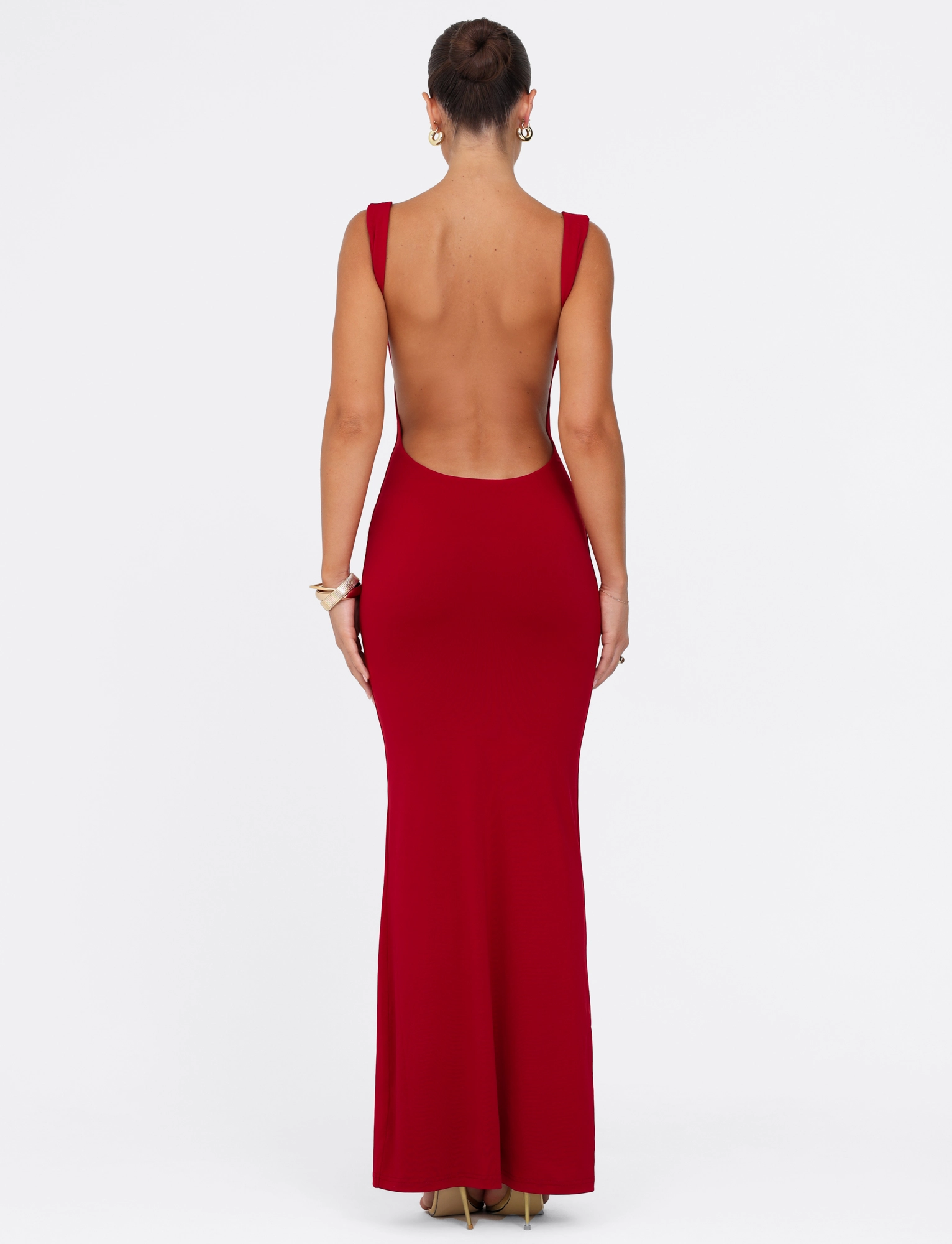 MORANA MAXI DRESS - RED Tulle Flow