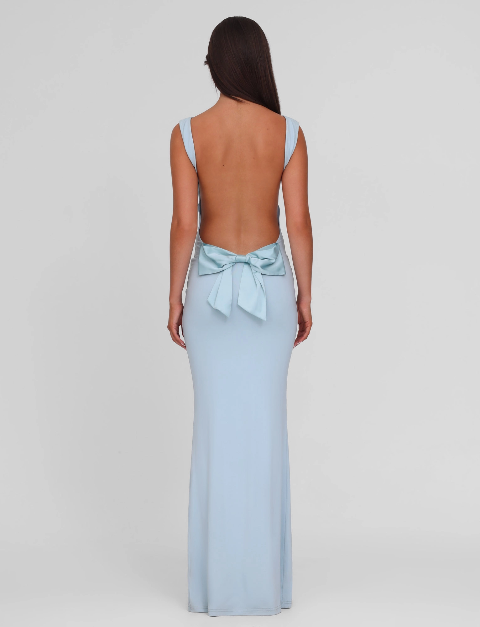 ZITA DRESS - BLUE : BABY BLUE Baby-Shower Soft Composition