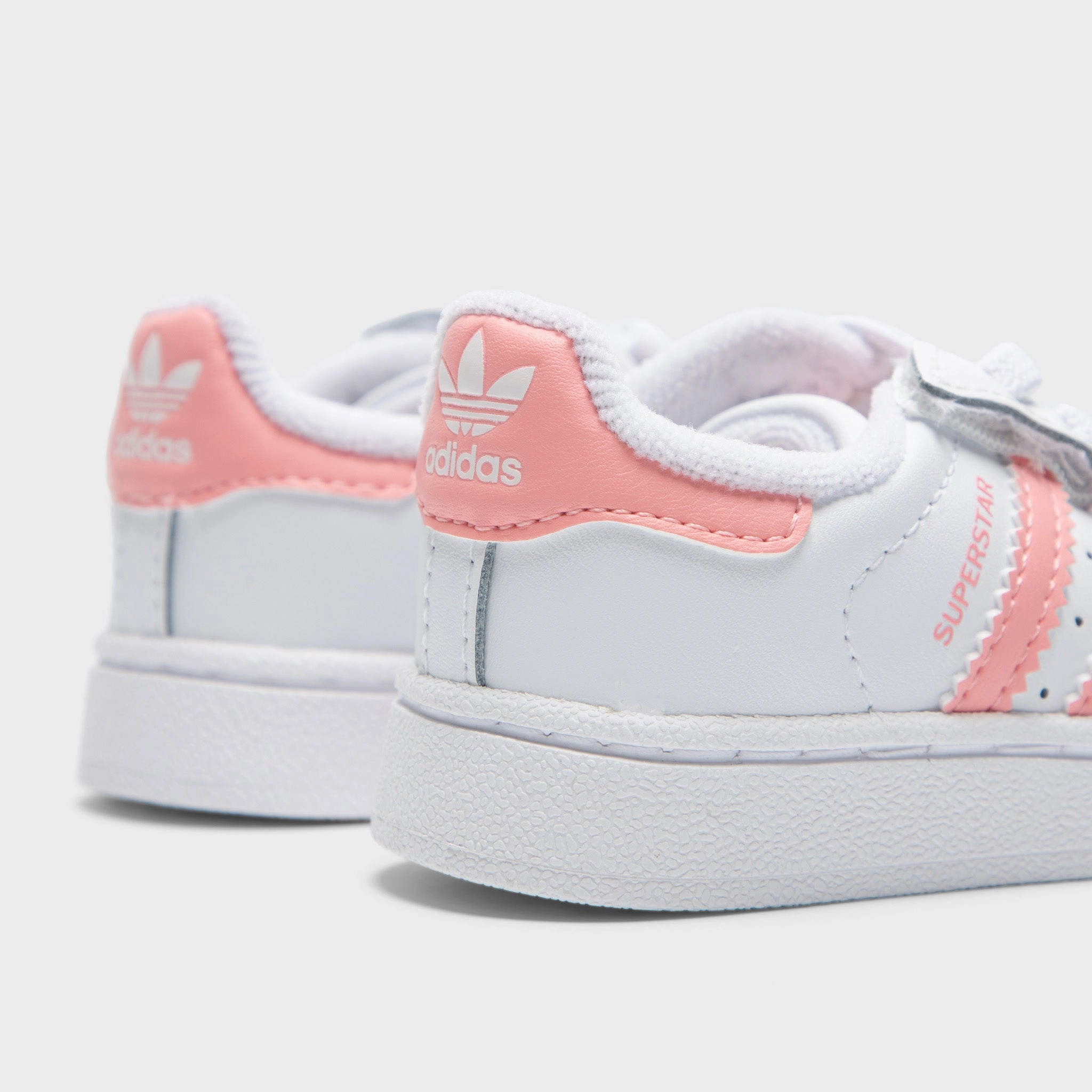 Walk Time Neutral Walk adidas Infants' Superstar II White / Pink