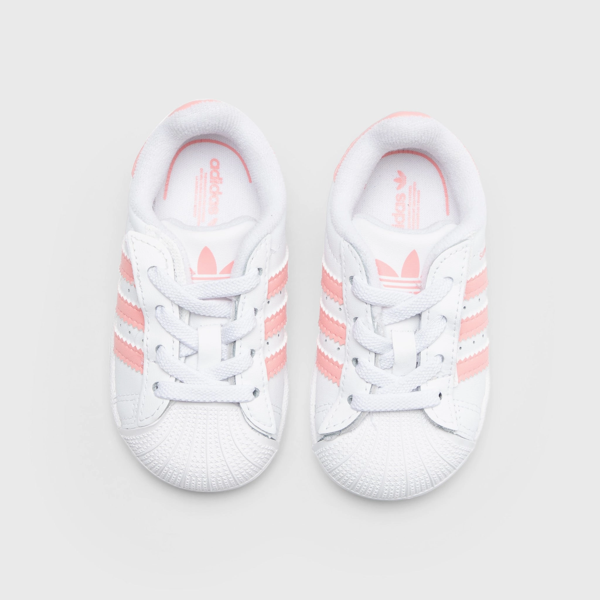 Grip Enhanced Outsole adidas Infants' Superstar II White / Pink