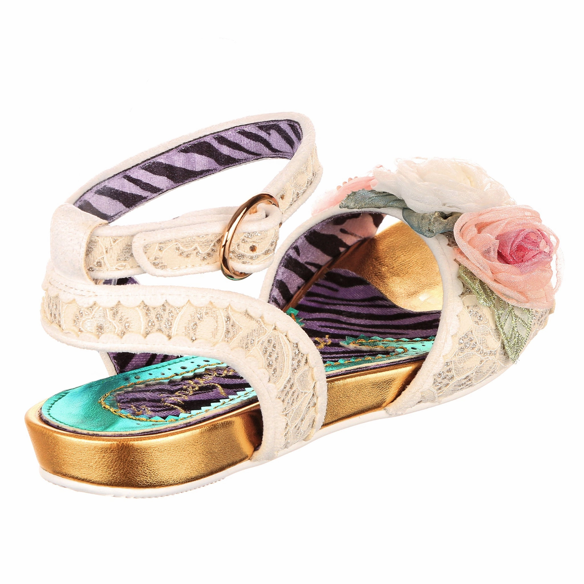 Strike A Rose Adjustable Straps Trendy Shoes