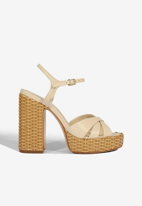 Adjustable band Keefa Straw Sandal