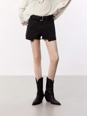Low Waist Denim Shorts Sleek Look On The Move