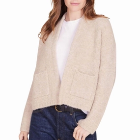 Owen Sweater Jacket In Natural Winter Ready Look Chilly Day Wear