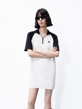 Two Tone T-Shirt Dress All Purpose
