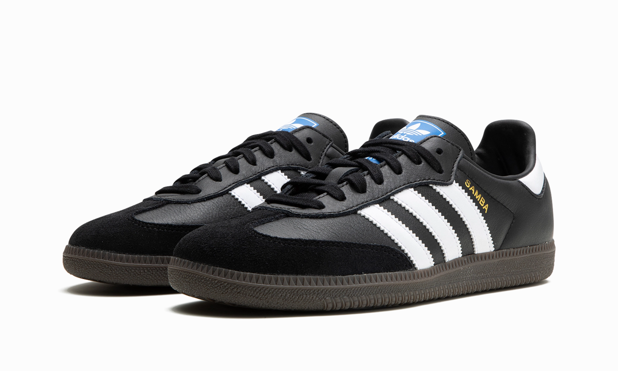 Samba Og J GS "Black / White / Gum" Outdoor Escape Breathable Upper Shoes