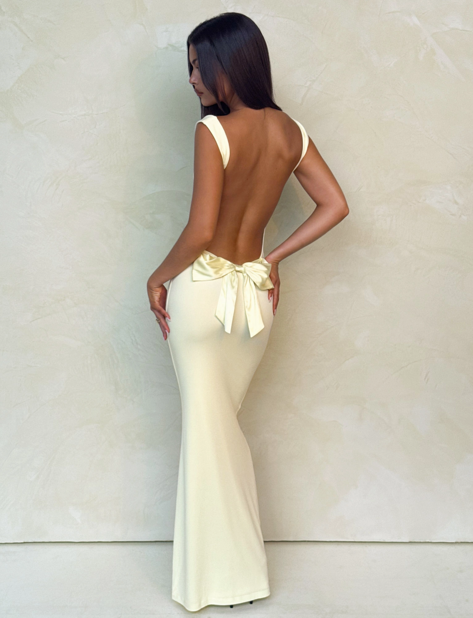Cool Finish Cool Look ZITA MAXI DRESS - LEMON