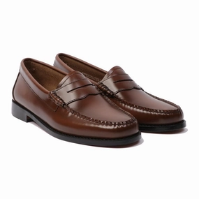 Penny Cognac Loafers (women) Leather Trim