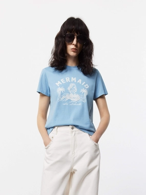 Letter Print Regular T-shirt Odor Resistant Material Fashion-Forward