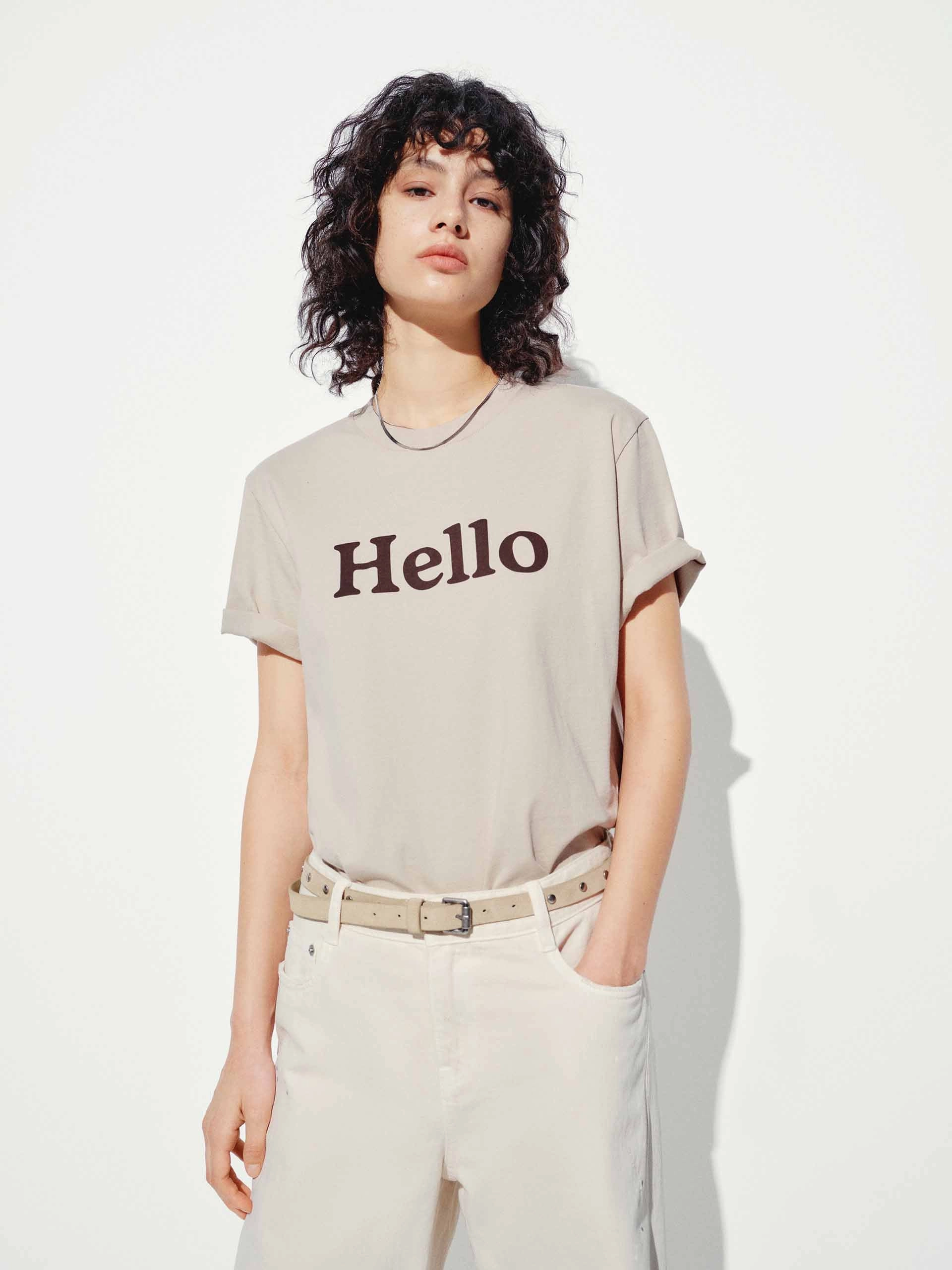 Pre Shrunk Fabric Cotton Slogan Printed T-shirt