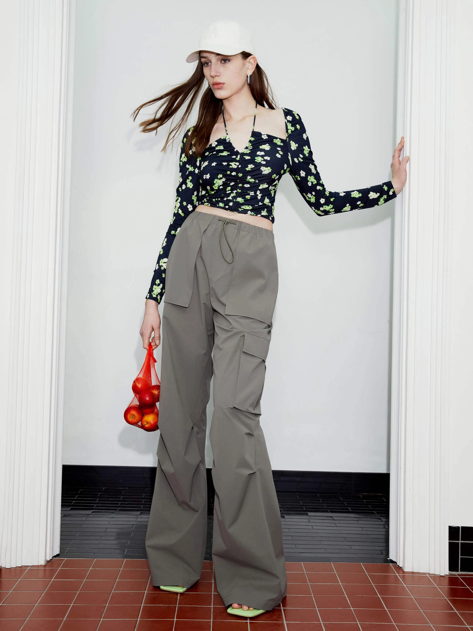 Easy Care Fabric Finish Drawstring Cargo Pants