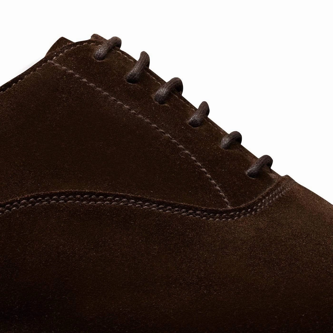 Lonsdale Dark Brown Calf Suede Refined Style Interview Day Breathable Feel Dress Code Fit