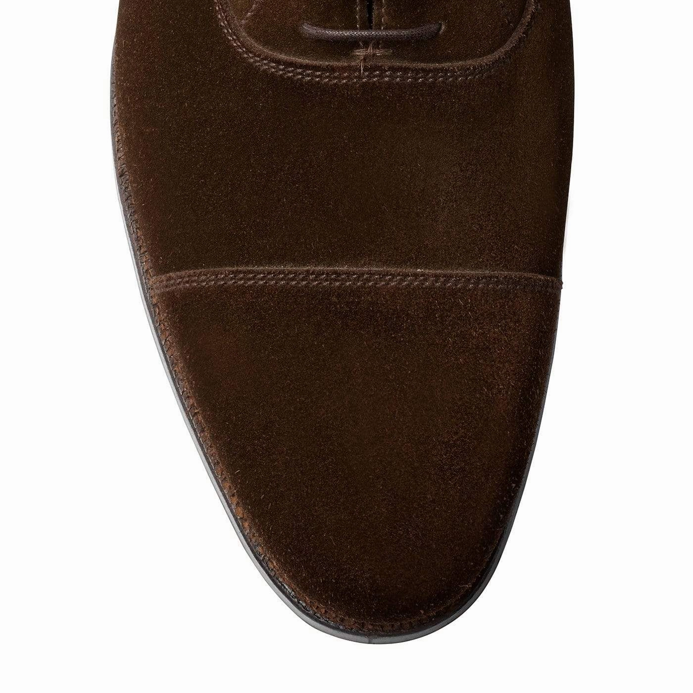 Lonsdale Dark Brown Calf Suede Matte Finish Dress Code Fit