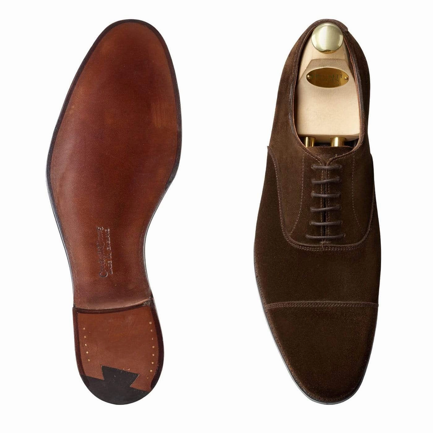 Soft Interior Lonsdale Dark Brown Calf Suede