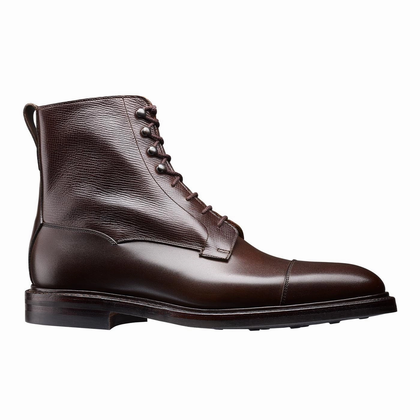 Perth Coffee Antique Calf & Dark Brown Willow Grain Ready Use
