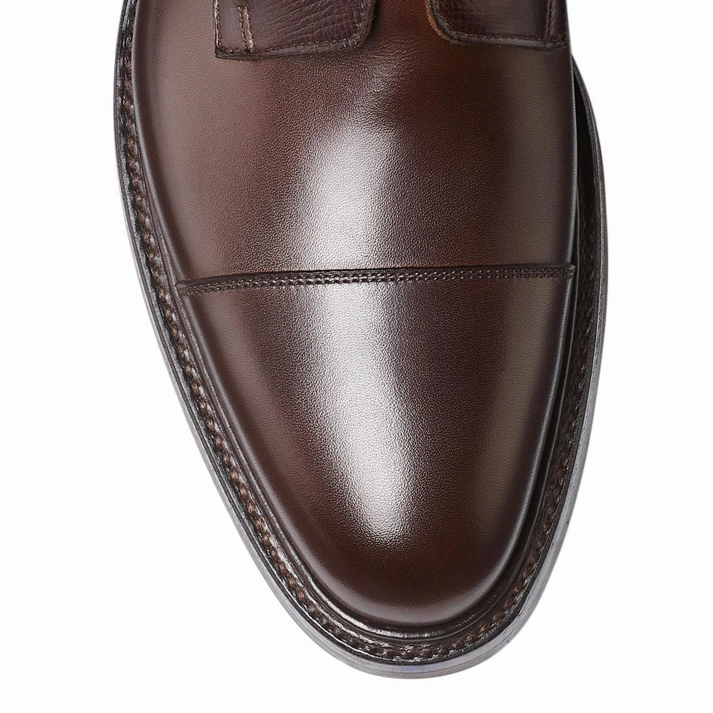 Good Arch Support Perth Coffee Antique Calf & Dark Brown Willow Grain
