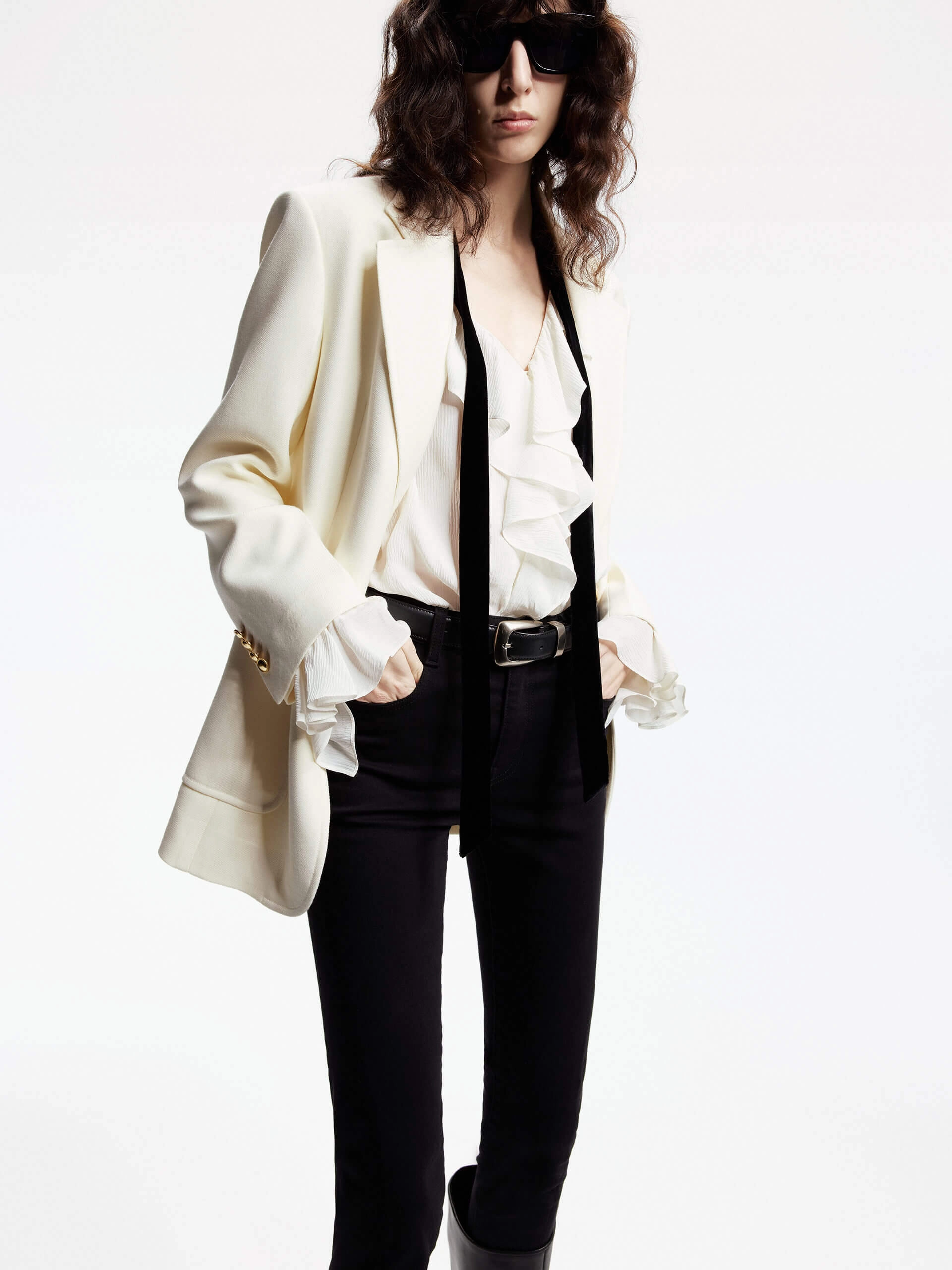 Single Breasted Tailored Blazer Heat Guard