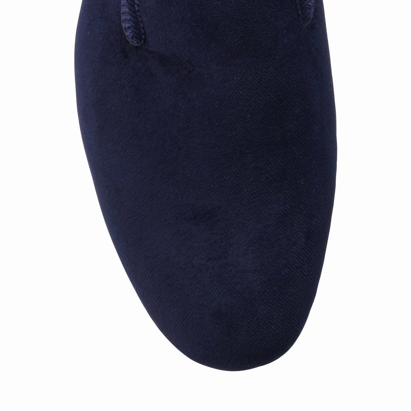Slip Off Plain Albert Navy Velvet (Mens)