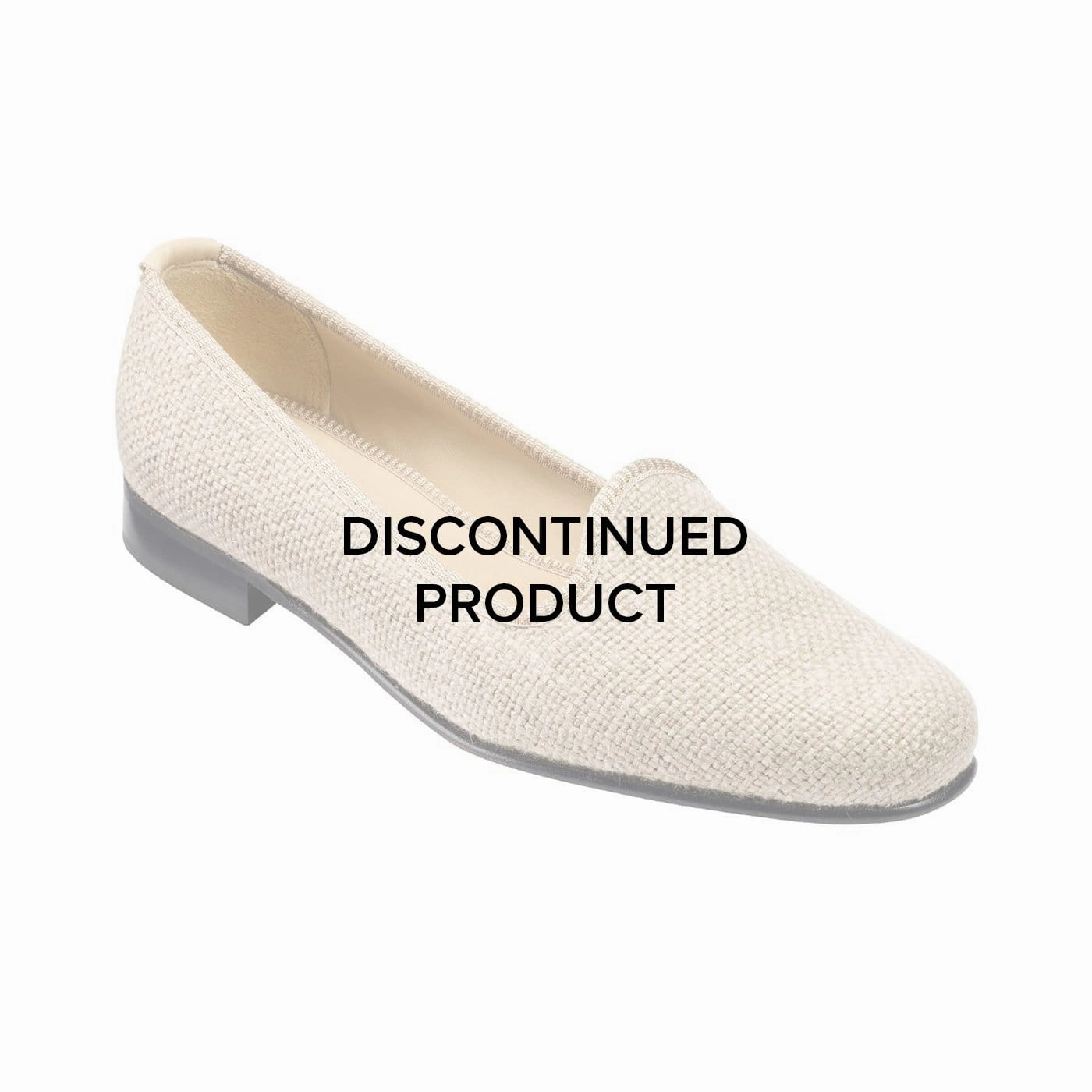 Plain Pump Oatmeal Linen Comfortable Footwear