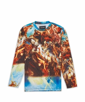 TactileWeave NonChafingEdges Plus Size Renaissance Long Sleeve Tee