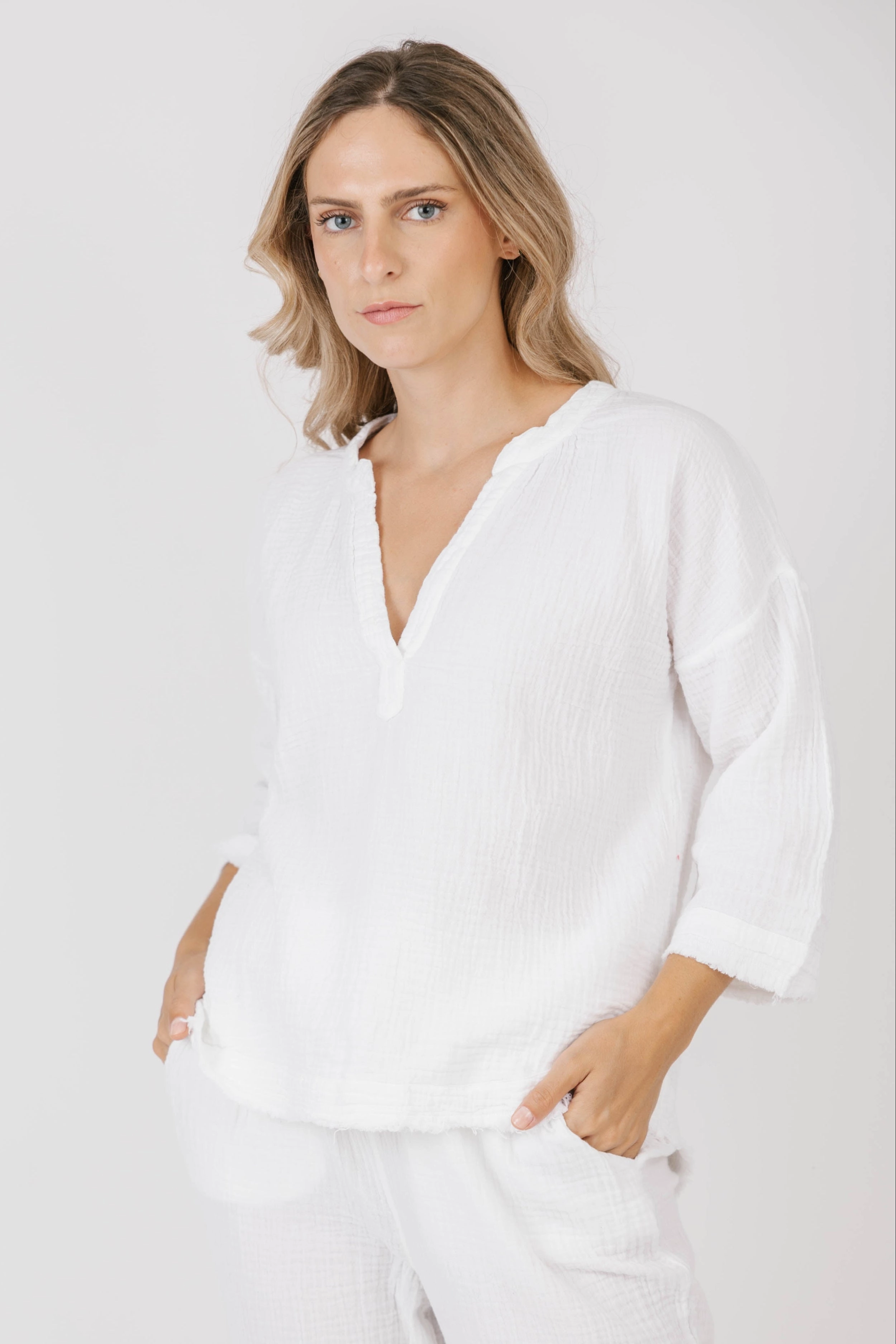 Pocket Reinforcement Kelly Top